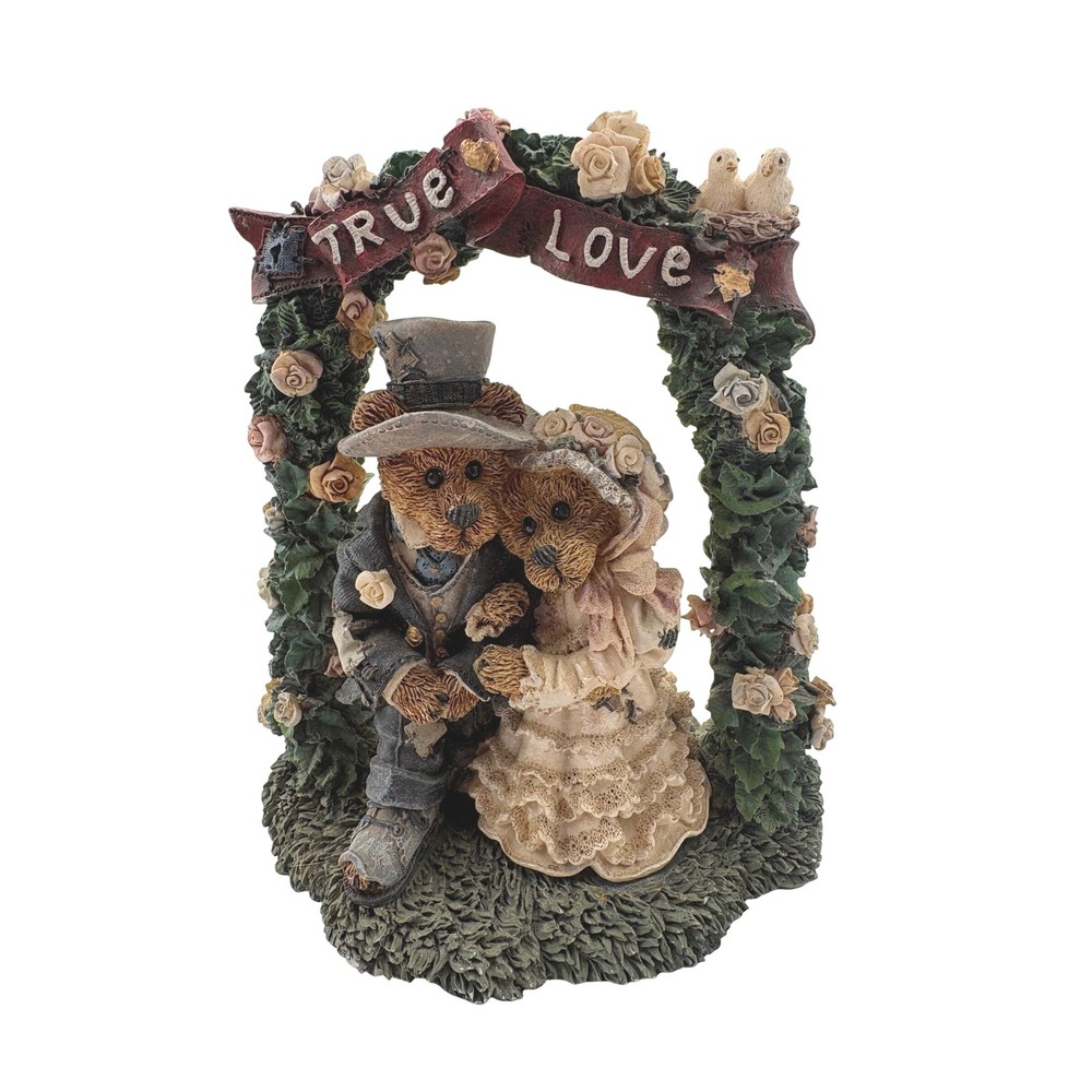 Boyds Bears Grenville & Beatrice True Love Resin Wedding Arch Vtg 1995 2274 6"